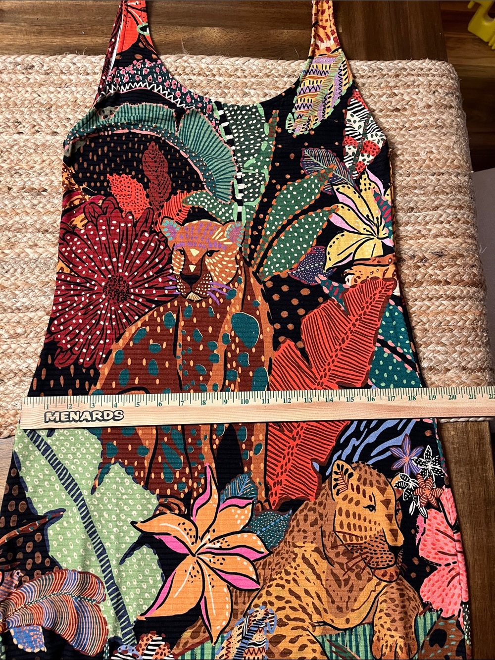 Farm Rio GG X-Large Colorful Tropical Print Maxi Dress - Picture 9 of 9